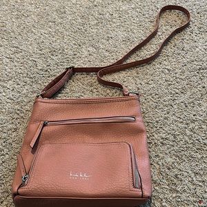 Dusty Rose Nicole Miller crossbody bag